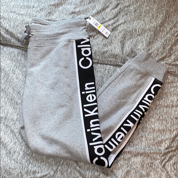 Calvin Klein Pants - Calvin Klein Performance Logo Drawstring Joggers